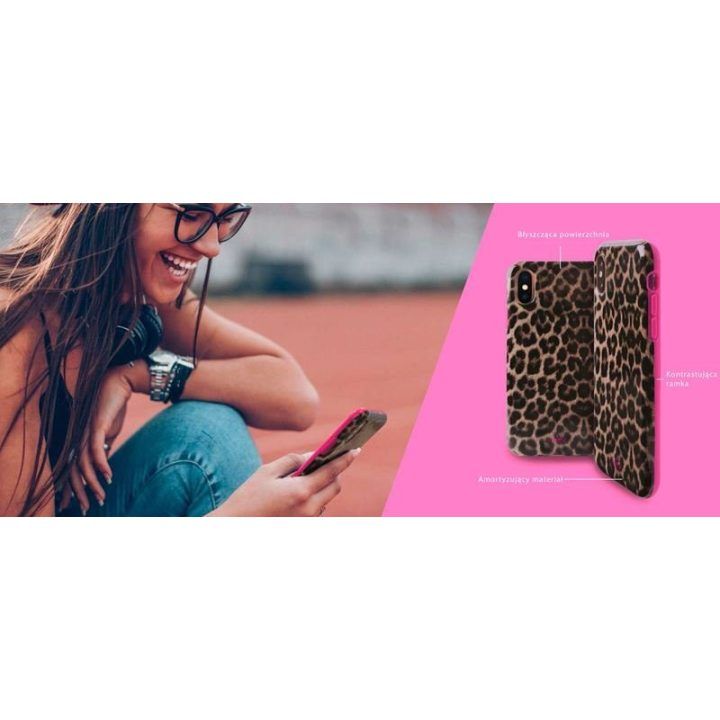 PURO Glam Leopard dėklas iPhone Xs Max