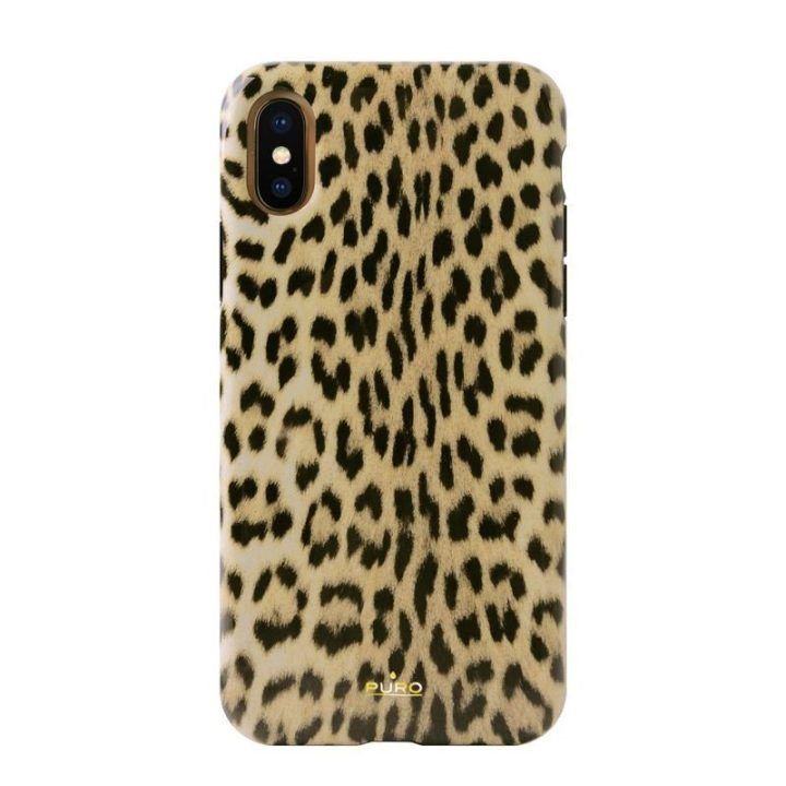PURO Glam Leopard dėklas iPhone Xs / X