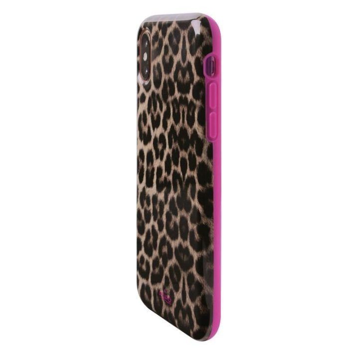 Dėklas iPhone Xs / X PURO Glam Leopard