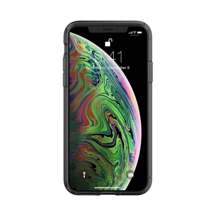 Dėklas Just Mobile Tenc Air iPhone Xs/X, juodas