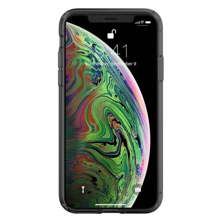 Dėklas iPhone Xs Max, juodas Just Mobile Tenc Air Case