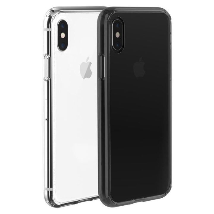 Dėklas iPhone Xs Max, juodas Just Mobile Tenc Air Case