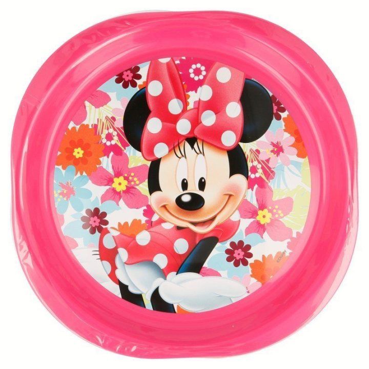 Minnie Mouse vaikiškų lėkščių komplektas, 3 vnt