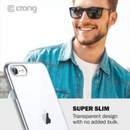 Permatomas dėklas Crong Crystal Slim Cover iPhone SE 2020 / 8 / 7