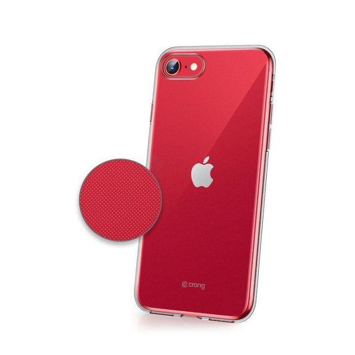 Permatomas dėklas Crong Crystal Slim Cover iPhone SE 2020 / 8 / 7