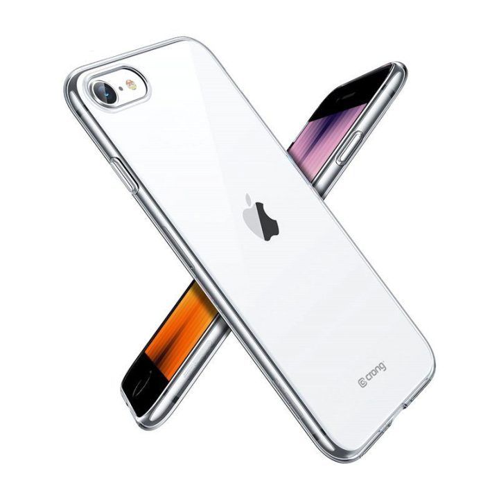 Permatomas dėklas Crong Crystal Slim Cover iPhone SE 2020 / 8 / 7