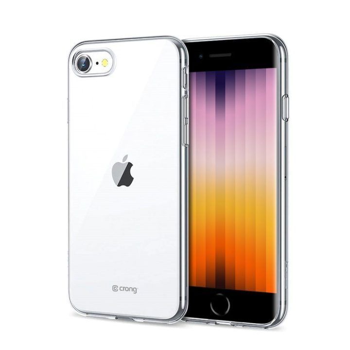 Permatomas dėklas Crong Crystal Slim Cover iPhone SE 2020 / 8 / 7