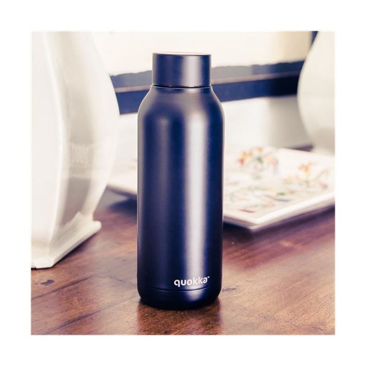Nerūdijančio plieno gertuvė 510 ml, juoda Quokka Solid