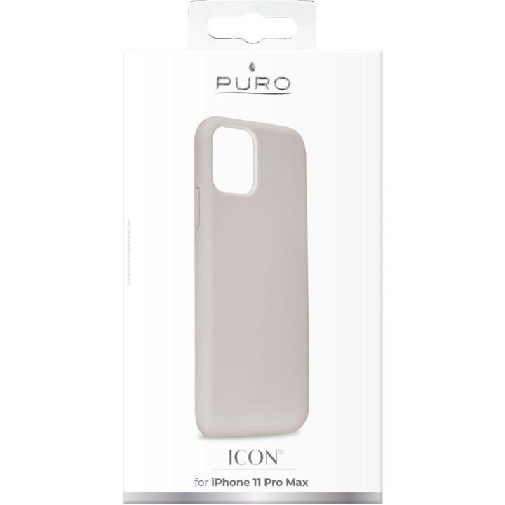 Dėklas iPhone 11 Pro Max PURO ICON, taupe