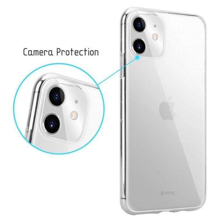 Permatomas dėklas iPhone 11 Crong Crystal Slim