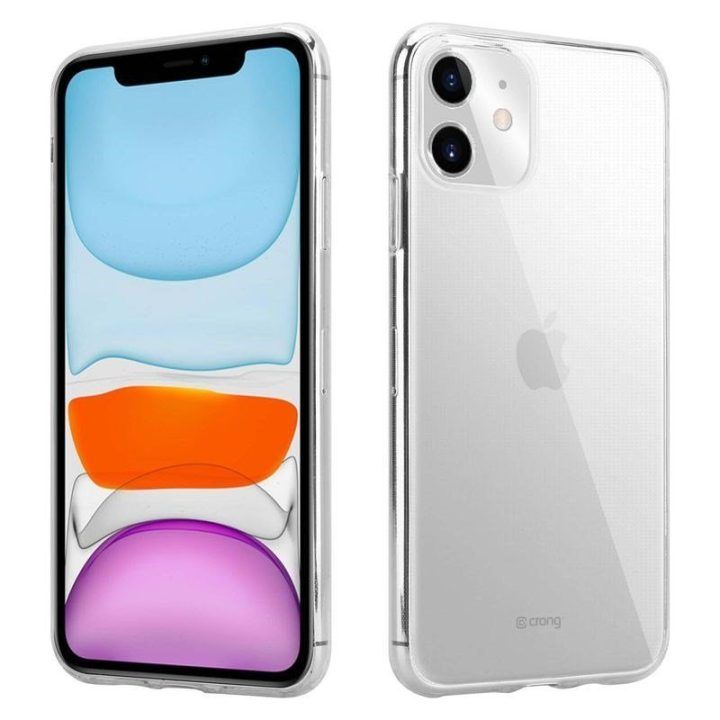 Permatomas dėklas iPhone 11 Crong Crystal Slim
