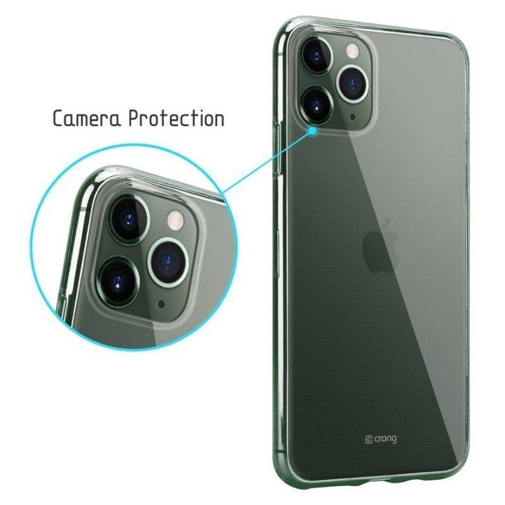 Permatomas plonas dėklas iPhone 11 Pro Crong Crystal Slim