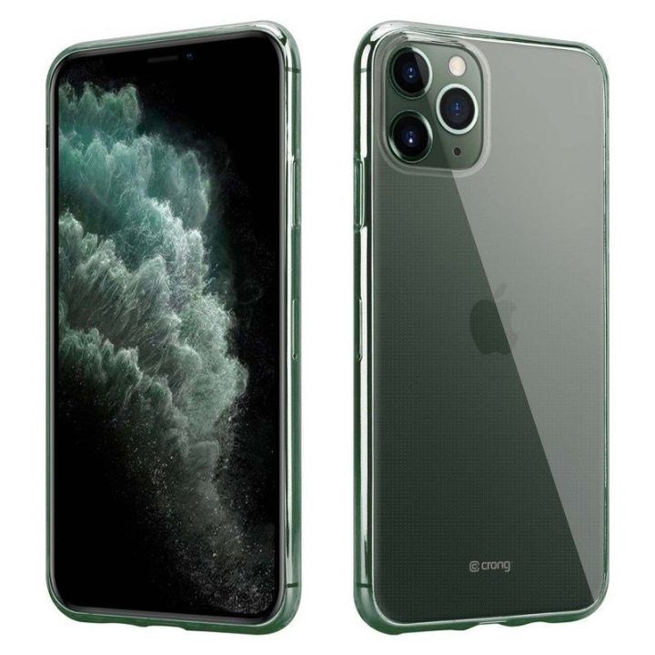 Permatomas plonas dėklas iPhone 11 Pro Crong Crystal Slim