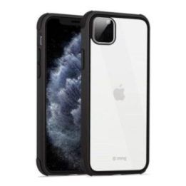 Dėklas iPhone 11 Pro Crong Trace Clear Cover, juodas