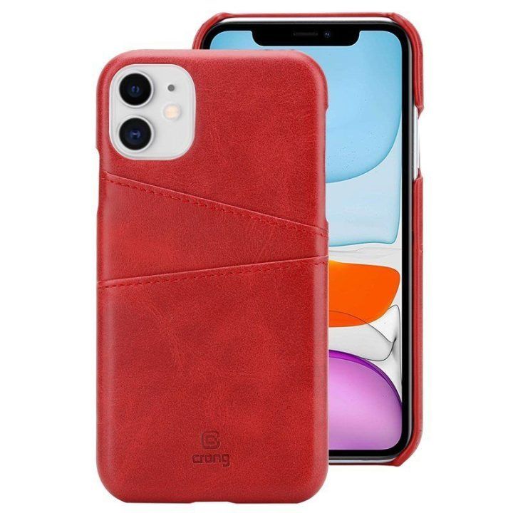 Crong Neat Cover dėklas iPhone 11 Pro, raudonas