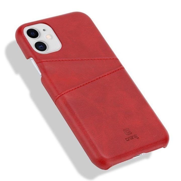 Crong Neat Cover dėklas iPhone 11 Pro, raudonas