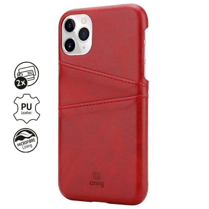 Crong Neat Cover dėklas iPhone 11 Pro, raudonas