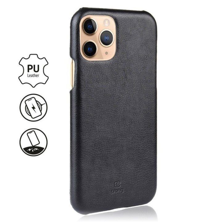 Crong Essential Cover dėklas iPhone 11 Pro Max, juodas