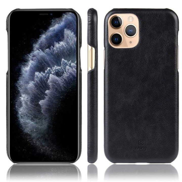 Dėklas iPhone 11 Pro, juodas, Crong Essential Cover