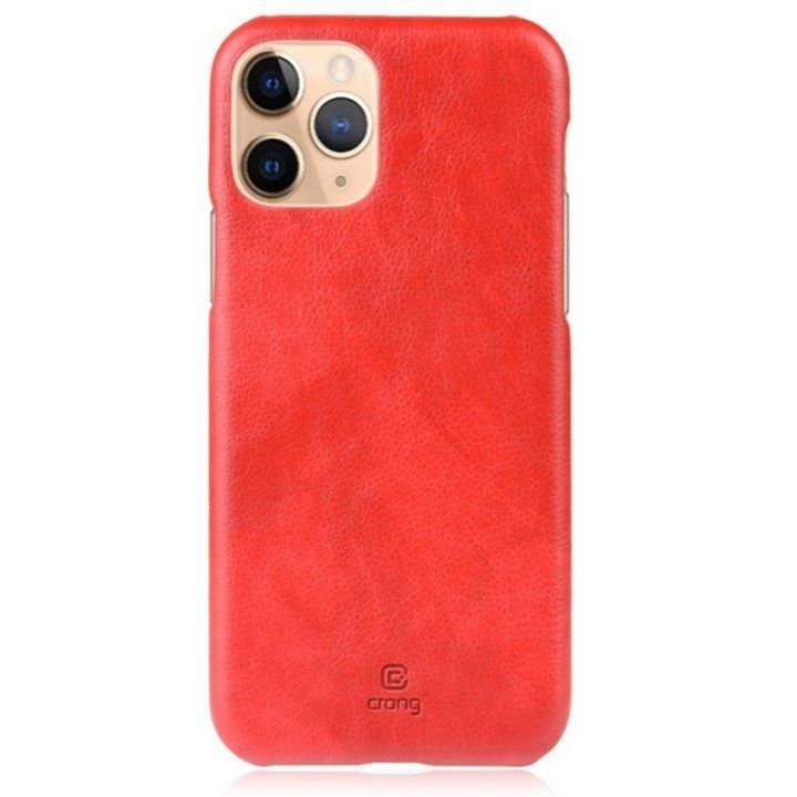 Dėklas iPhone 11 Pro Max Crong Essential Cover, raudonas