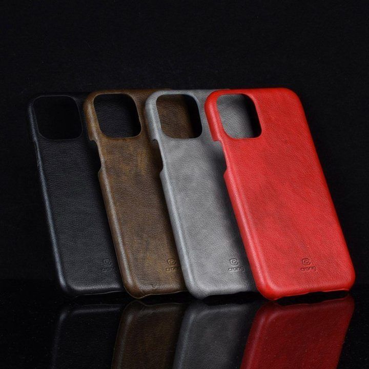 Dėklas iPhone 11 Pro Crong Essential Cover, raudonas