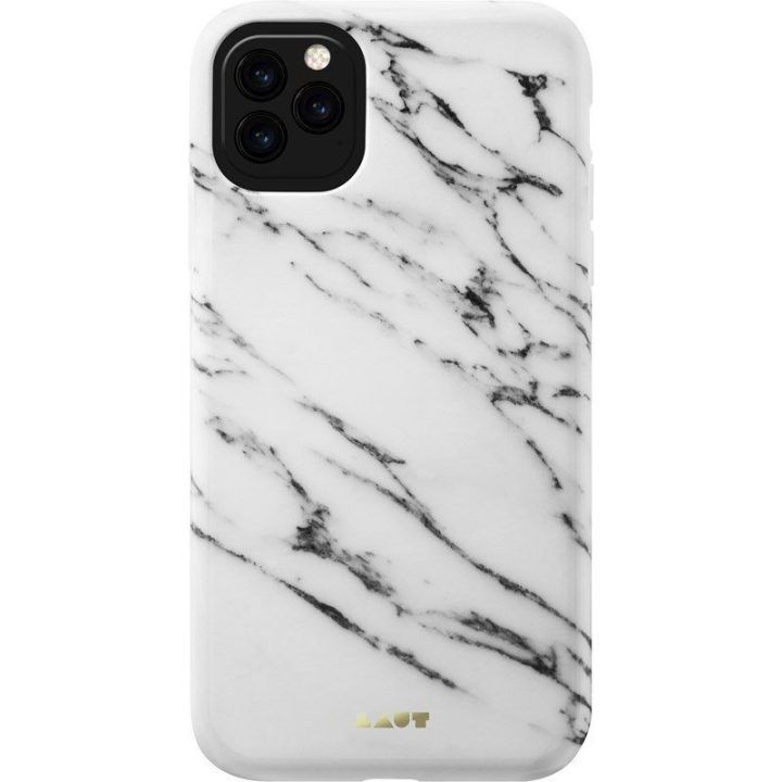 Dėklas iPhone 11 Pro Max LAUT HUEX Elements, balta marmuro