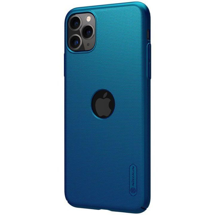 Dėklas Nillkin Super Frosted Shield iPhone 11 Pro Max, mėlynas