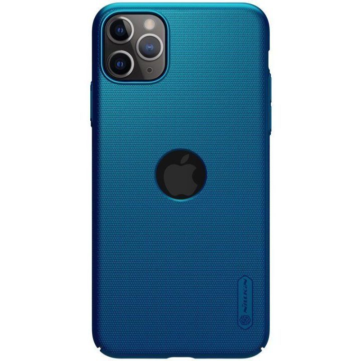 Dėklas Nillkin Super Frosted Shield iPhone 11 Pro Max, mėlynas