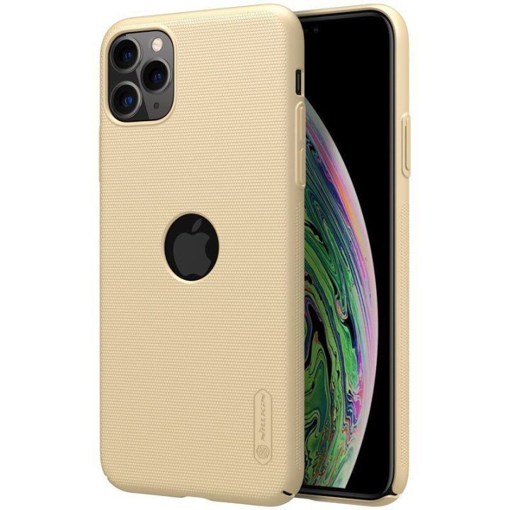 Nillkin Super Frosted Shield dėklas Apple iPhone 11 Pro, aukso spalvos
