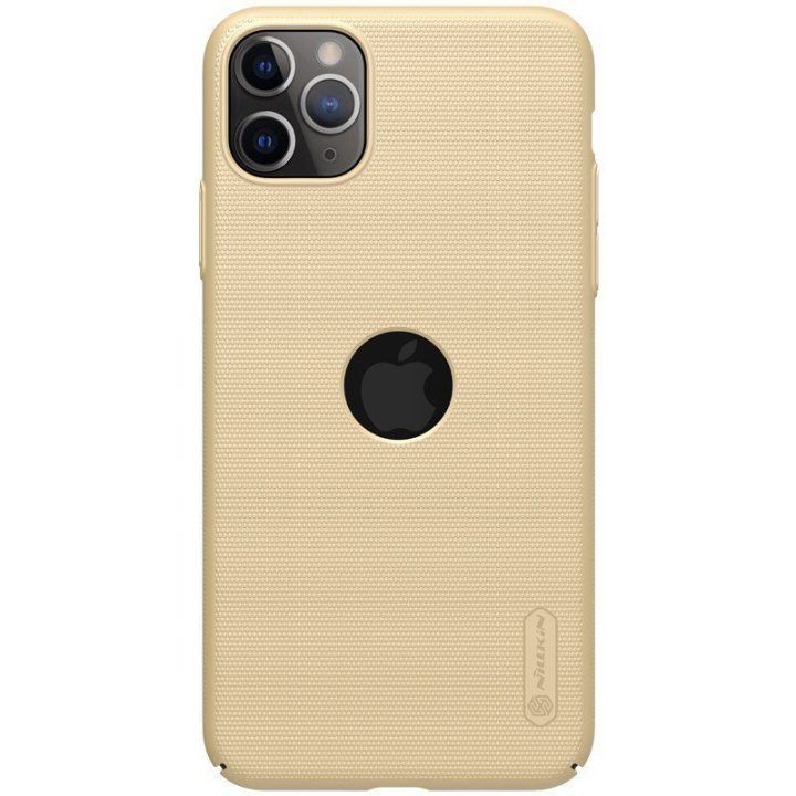 Nillkin Super Frosted Shield dėklas Apple iPhone 11 Pro, aukso spalvos