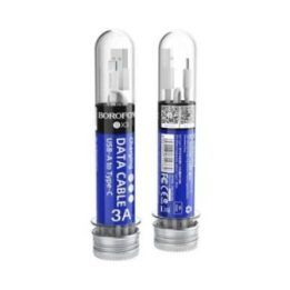 Borofone USB-A–USB-C laidas, 1 m, baltas