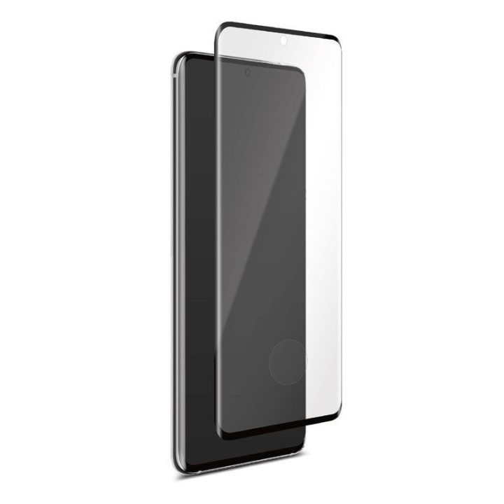 Grūdintas apsauginis stiklas Samsung Galaxy S20, juodu rėmeliu