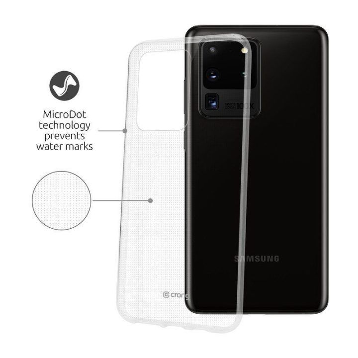 Permatomas dėklas Samsung Galaxy S20 Ultra Crong Crystal Slim