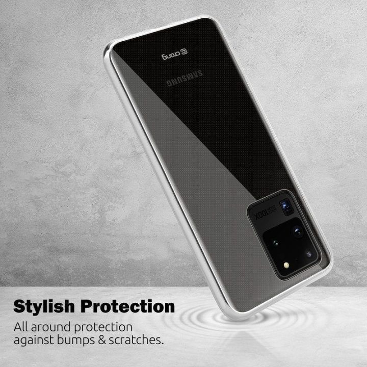 Permatomas dėklas Samsung Galaxy S20 Ultra Crong Crystal Slim