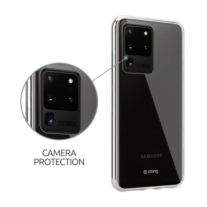Permatomas dėklas Samsung Galaxy S20 Ultra Crong Crystal Slim