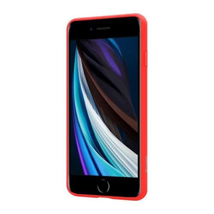 Crong Color Cover raudonas dėklas iPhone SE/8/7