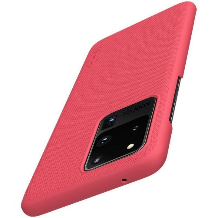 Dėklas Samsung Galaxy S20 Ultra, raudonas Nillkin Super Frosted Shield