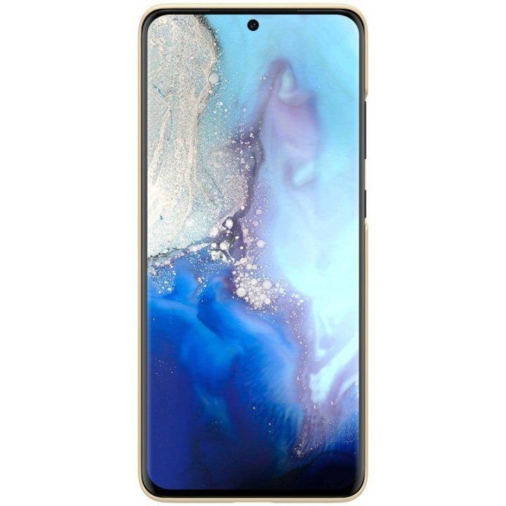 Dėklas Samsung Galaxy S20 Ultra, auksinis, Nillkin Super Frosted Shield