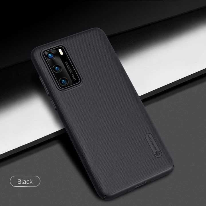 Dėklas Huawei P40 Nillkin Super Frosted Shield, juodas