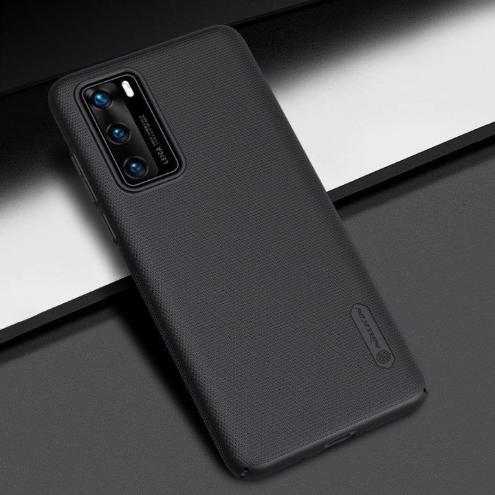 Dėklas Huawei P40 Nillkin Super Frosted Shield, juodas