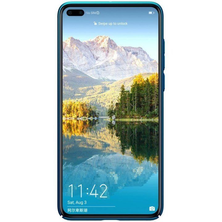 Dėklas Huawei P40 Nillkin Super Frosted Shield, mėlynas
