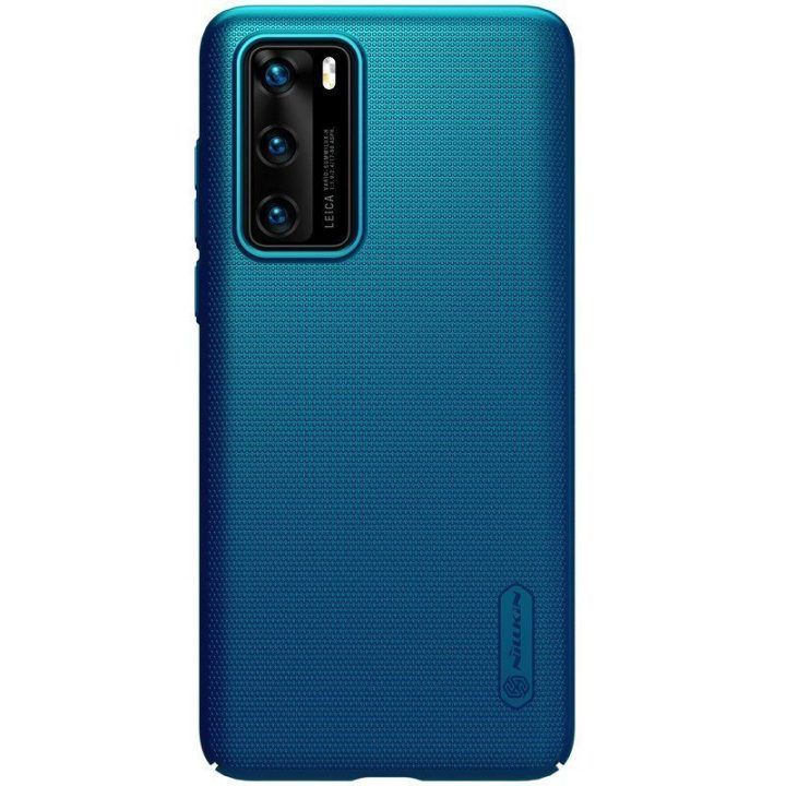 Dėklas Huawei P40 Nillkin Super Frosted Shield, mėlynas