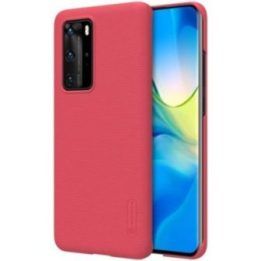 Dėklas Huawei P40 Pro, raudonas Nillkin Super Frosted Shield