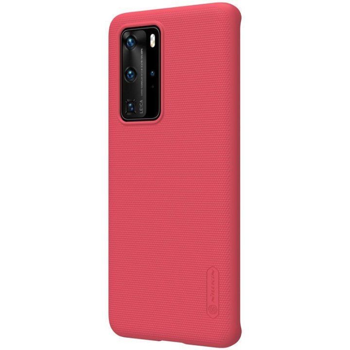 Dėklas Huawei P40 Pro, raudonas Nillkin Super Frosted Shield