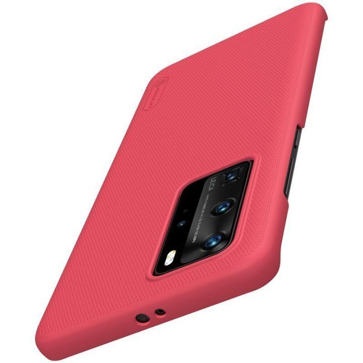 Dėklas Huawei P40 Pro, raudonas Nillkin Super Frosted Shield