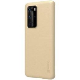 Dėklas Huawei P40 Pro Nillkin Super Frosted Shield, aukso spalvos