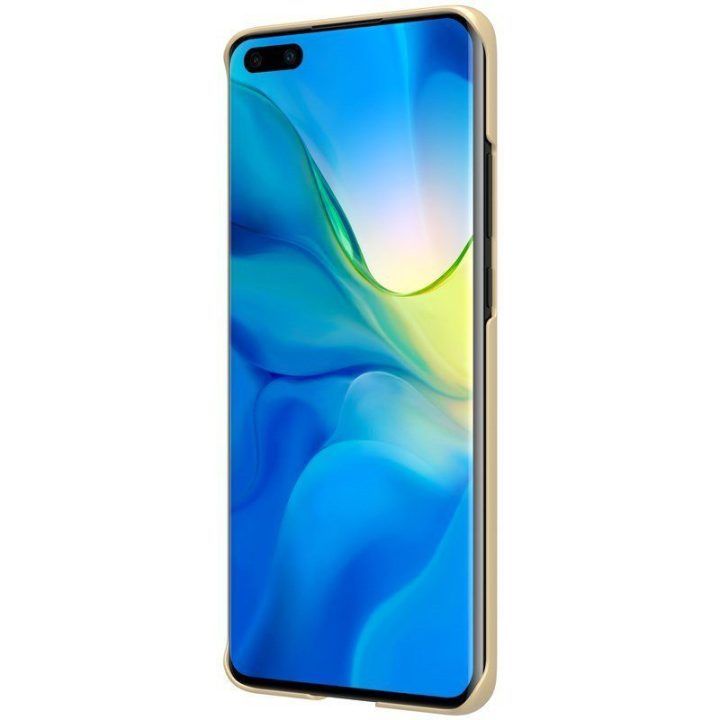 Dėklas Huawei P40 Pro Nillkin Super Frosted Shield, aukso spalvos