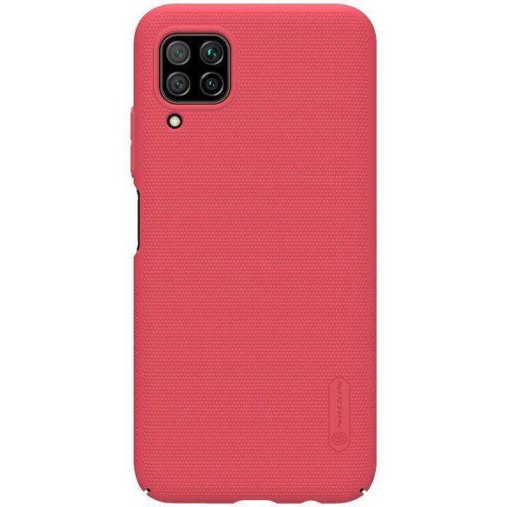 Nillkin Super Frosted Shield dėklas Huawei P40 Lite / Nova 7i / Nova 6 SE, raudonas