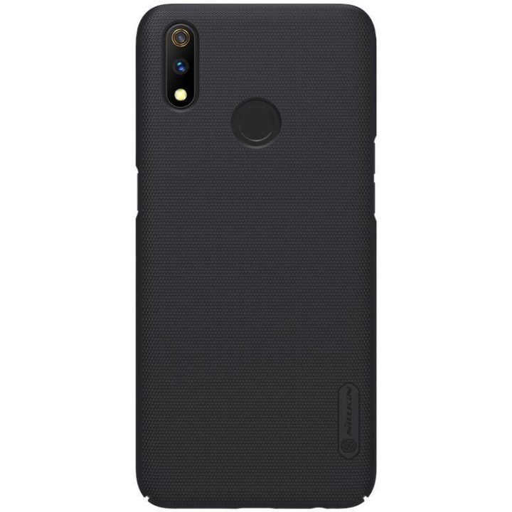 Dėklas Realme 3 Pro, juodas Nillkin Super Frosted Shield