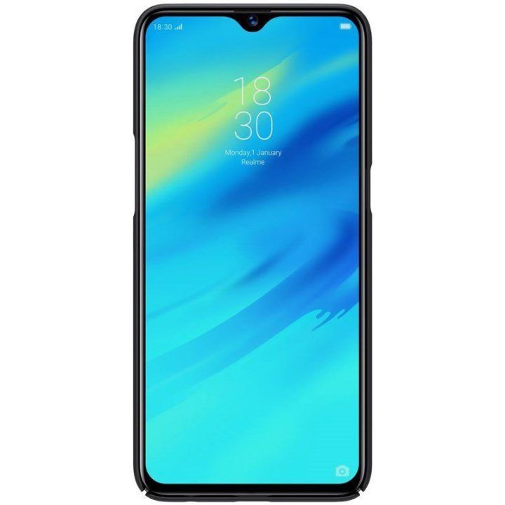 Dėklas Realme 3 Pro, juodas Nillkin Super Frosted Shield